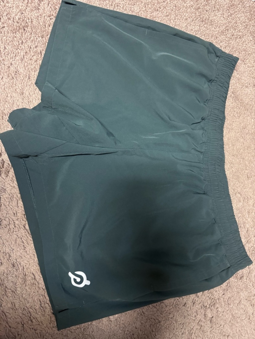 Peloton Dark Teal Athletic Shorts